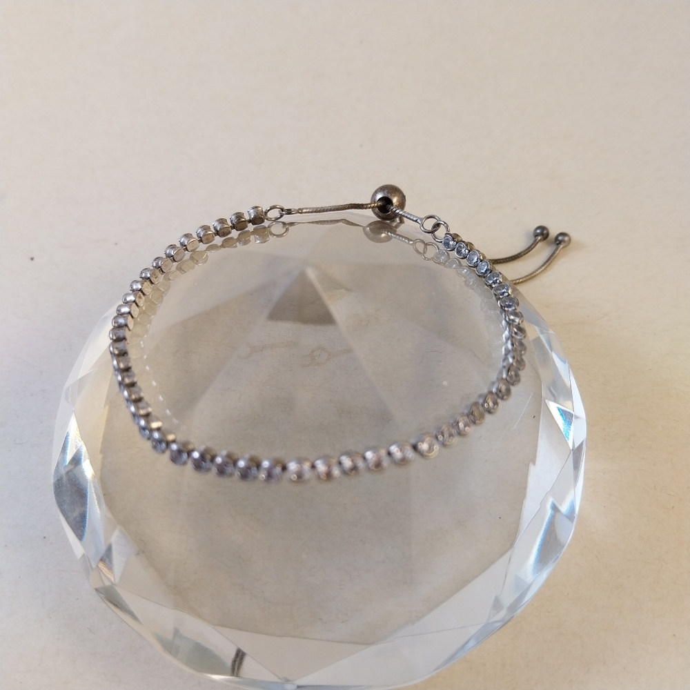 Sterling Silver Adjustable Bracelet - Picture 8 of 13